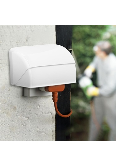 Homyl Priz Kutusu 86 Tip Ofis Dışı Şarj Yerleri İçin Beyaz