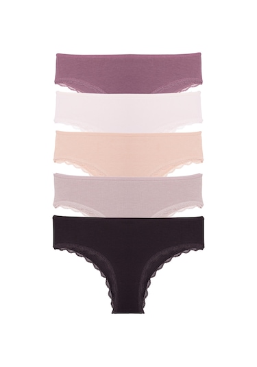 Vizon Kadın Külot 5 Li Paket Brazillian Vizon VİZON