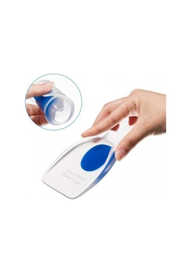 Topuk Silikonu Şeffaf Mavi Erkek + Topuk Silikonu Şeffaf Pembe Kadın