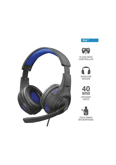 Trust 23250 GXT 307B Ravu Kulak Üstü Oyuncu Kulaklığı