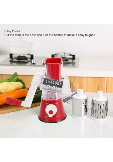 Meyveler, Sebzeler Ve Daha Fazlası İçin Elle Çalıştırılan Sebze Kesici, Ev Mutfak Aletleri, Çok İşlevli Rende Fyn10 Diğer