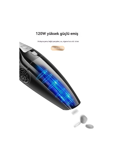 Yüksek Güçlü Araç Elektrikli Süpürgesi, Islak Ve Kuru Çift Kullanımlı Araç Elektrikli Süpürgesi5