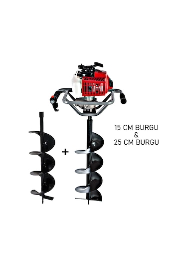 Ablacks C-52 Toprak Burgu Makinesi 15 - 25 CM Çift Burgulu