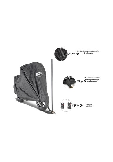 Givi S203 Motosiklet Brandası Scooter-motor -66846