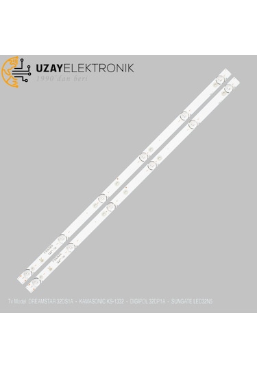 DREAMSTAR 32DS1A , KAMASONIC KS-1332 LED BAR TAKIMI