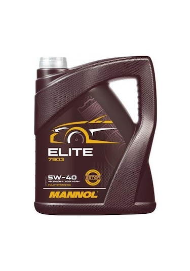 Mannol Elıte Sae Mn7903-5 5W-40 Apı Sn/Ch-4 Acea A3/B4 Motor Yağı 5 L