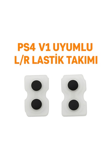 Ps4 V1 Kollar İle Uyumlu L/r Lastik Takımı 1 Takım 2 Adet