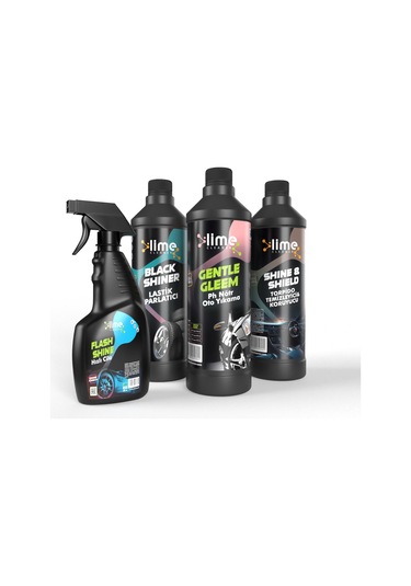 Oto Bakım Seti 4 Parça Ekonomik Paket