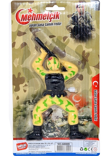 6808 B Kurmalı Mini Sürünen Asker Or Birlik Toys