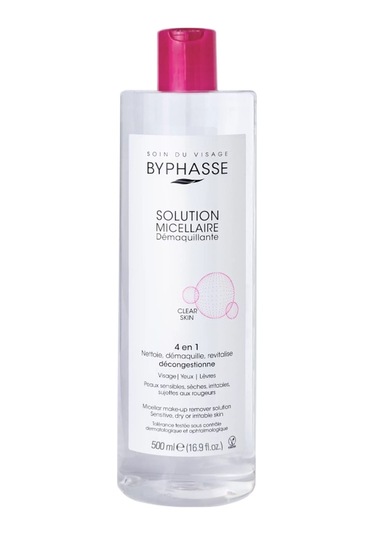 Byphasse Micellar Yüz Ve Makyaj Temizleyici Misel Su + 35 Adet Pamuk 500 ML