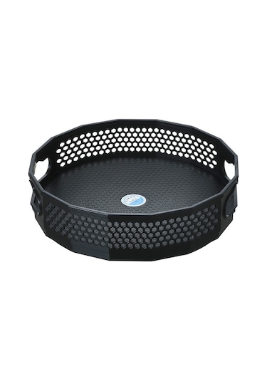 Küçük Siyah Dönen Mutfak/banyo Dolabı 22.5 6.5 Cm Raf, Malzeme Düzenleyici Pratik Kullanım Dayanıklı Malzeme Siyah Siyah