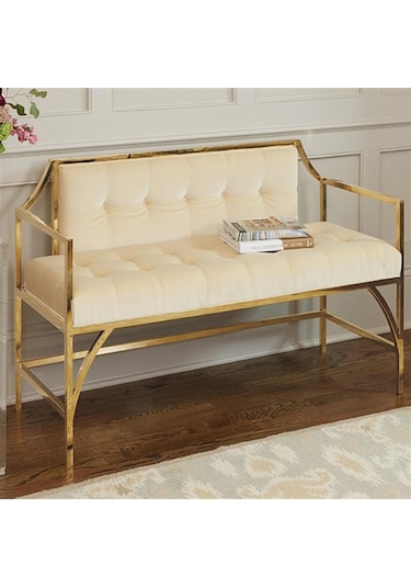 Silay Modern Metal Bench