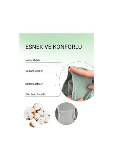 Alya Underwear Kadın Pamuklu Hipster - Slip Külot 5 Farklı Renk 1 Pakette P09