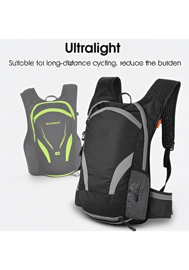 Didadodo Hafif Yağmura Dayanıklı Bisiklet Sırt Çantası - 16l Kapasiteli, Bel Kayışlı Yeşil, Küçük Boyutlu Yeşil