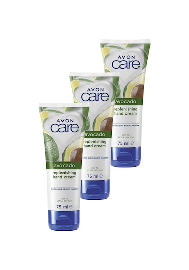Avon Care Kuru Ciltler İçin Avokado Özlü El Krem 3 x 75 ML