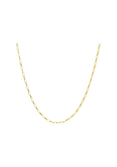 14 Ayar Altın Zincir Kolye Örme Zincir Kolye 45 Cm Uzunluk 1,90 Mm Kalınlık