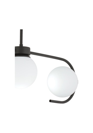 Diaspor 3'Lü Siyah Modern Sarkıt Genç Odası Yatak Odası Retro Salon Avize