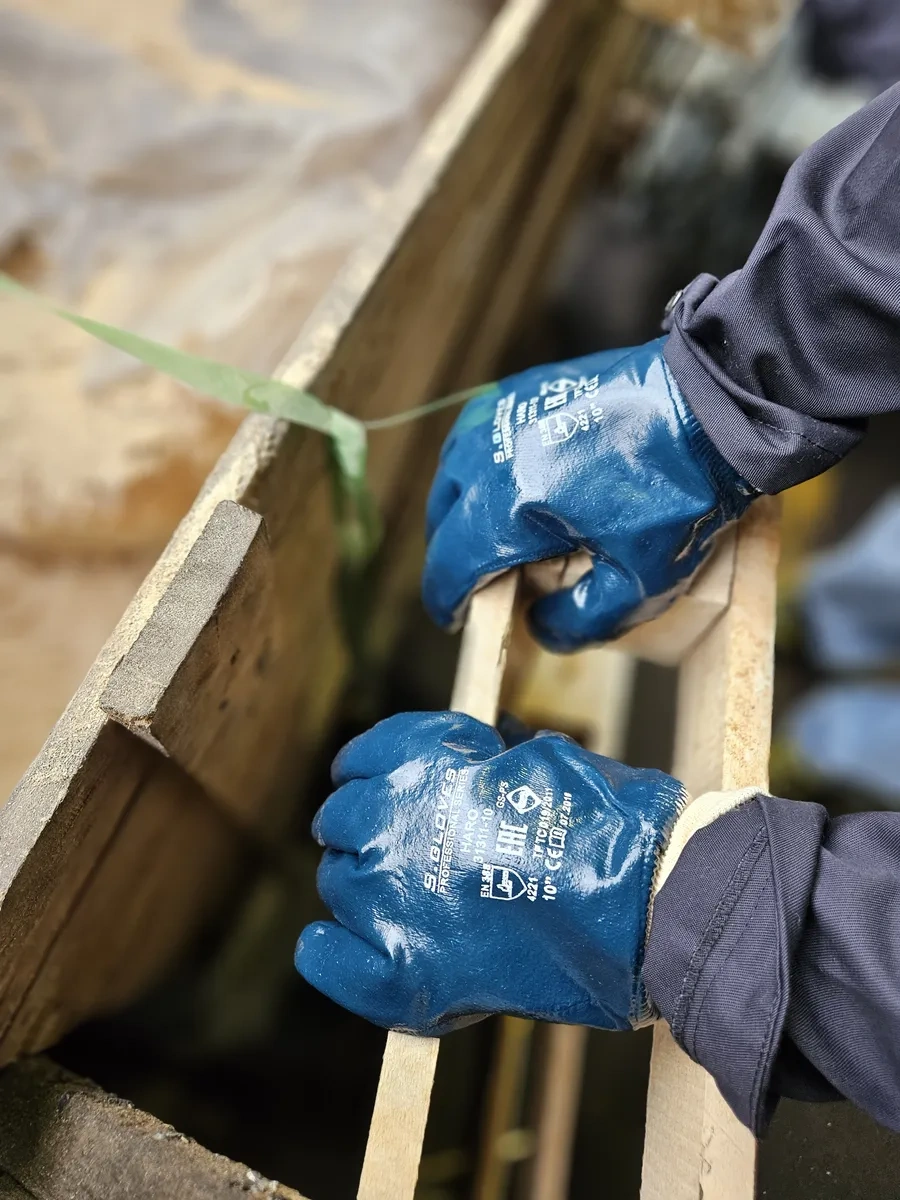 S. Gloves Nitril Kaplamalı İş Eldivenleri 391789558