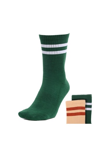 Rayas Unisex Çok Renkli Günlük Stil 2'li Çorap 24ka03-rnkli1 1665984 Çok Renkli