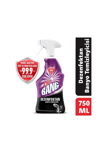 Cillit Bang Dezenfektan Mutfak & Banyo Yağ ve Kireç Çözücü Sprey Set 4 x 750 ML