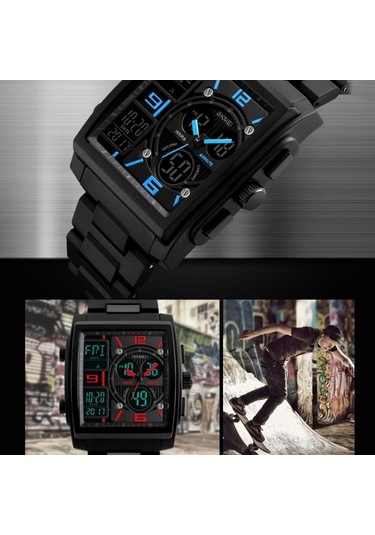 Fastbuy Skmeı 1274 Erkek Spor Saati - Mavi, Çok Renkli, Many Fonksiyonlar Çok Renkli