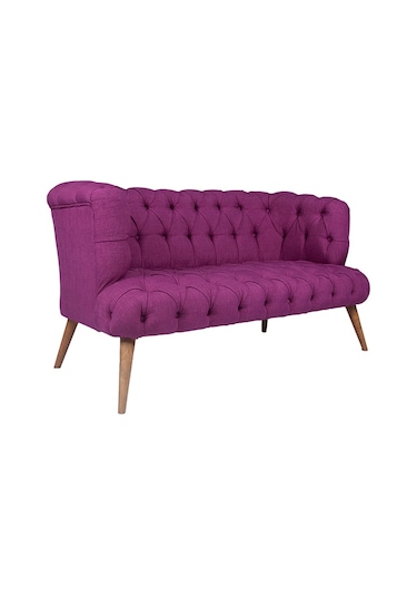 West Monreo Loveseat İkili Koltuk Mor