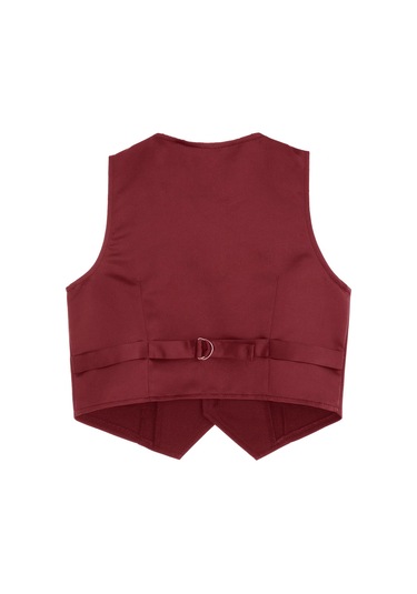 Bordo Çocuk Boys Beyler Düz Renk Yelek V Yaka Düğme Aşağı Geri Askı Sivri Yelek Parti Sahne Performansı Bordo Bordo Çocuk Boys Beyler Düz Renk Yelek V Yaka Düğme Aşağı Geri Askı Sivri Yelek Parti Sahne Performansı Bordo