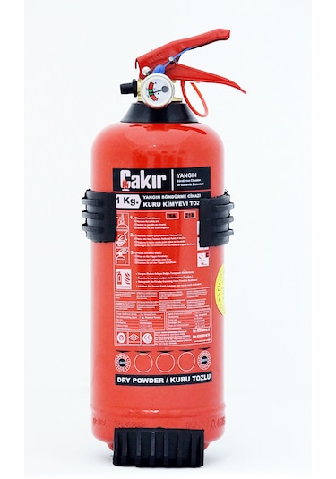 Çakır 1 Kg Yangın Söndürme Tüpü - Kuru Kimyevi Tozlu Abc