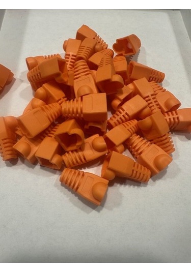 Turuncu Rj45 Kılıf Turuncu Cat6 Kılıf Turuncu Cat5 Kılıf 100 Adet