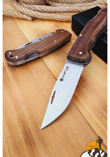 Ceviz Sap Kamp Çakısı Outdoor Piknik Çakısı Bahçe Çakısı Çkx-726 Kahverengi