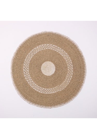 Doğal Deniz Sazı 120 Cm Dekoratif Halı & Duvar Dekoru Bej