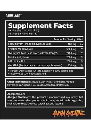 Dark Labs Muscle Mass Bulking Set Built Af Gh + Alpha Creatine+ornithine Kas Kütlesi Seti