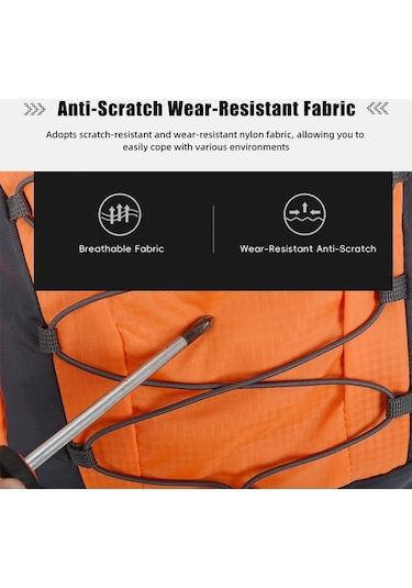 Pazly Hafif Katlanabilir Outdoor Sırt Çantası - Ayarlanabilir Bel Kemeri, Acil Durum Düdüğü, Siyah, Tüm Mevsimler İçin Kullanılabilir Siyah