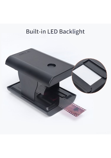 Xindoker 35mm Film Tarayıcı - Fotoğrafları Dijitale Dönüştürme Aracı Jpeg Gümüş