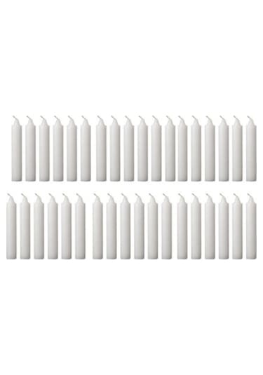 Beyaz Bakkal Mum 40'lı 10 Cm