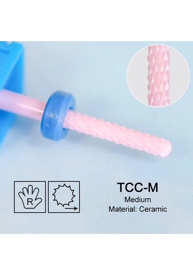 Seramik Freze Kesici Alev Karbür Tırnak Matkap Uçları Pembe Jel Sökücü Elektrikli Makine Matkaplar Parlatma Soyma Çivi Sanat Araçları Seagreen