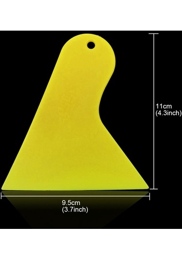 Sones Kaneed 10 Adet Araba Pencere Sarma Filmi Kazıyıcı Kalınlaşma Araba Etiket Aracı, Boyut: 11cm X 9.5cm