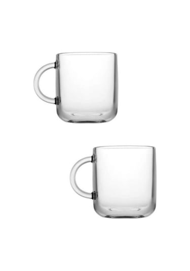 Paşabahçe 55192 Milky Kulplu Kupa Çay Fincanı 245 cc 2 Li