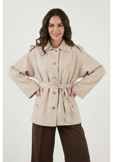 Lela Bayan Trençkot 6927651 Taş Taş