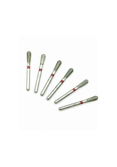 10 Adet Diş Elmas Uç Matkap Dia-burs Parlatma Yumuşatma Beyazlatma Ürünü Yüksek Hızlı El Aleti Orta Fg 1.6m Ex-21f