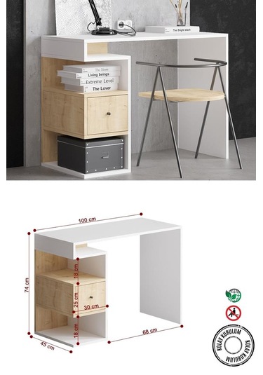 Decormet Tempus Çalışma Masası Dec0140 Çok Renkli