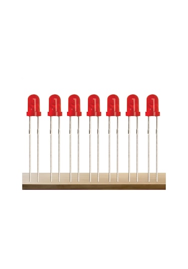 3mm Kırmızı Diffused Led - 100 Adet