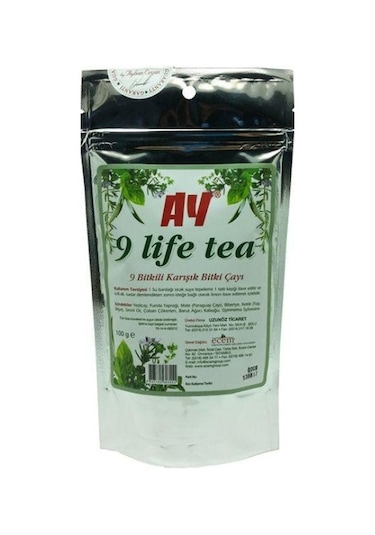 Ay 9 Life Tea 9 Bitkili Karışık Bitki Çayı 100 G