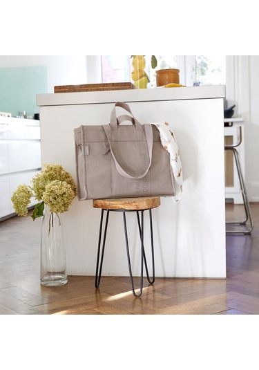 Lassig Tote Up Bebek Bakım Seyahat Çantası Taupe Gri