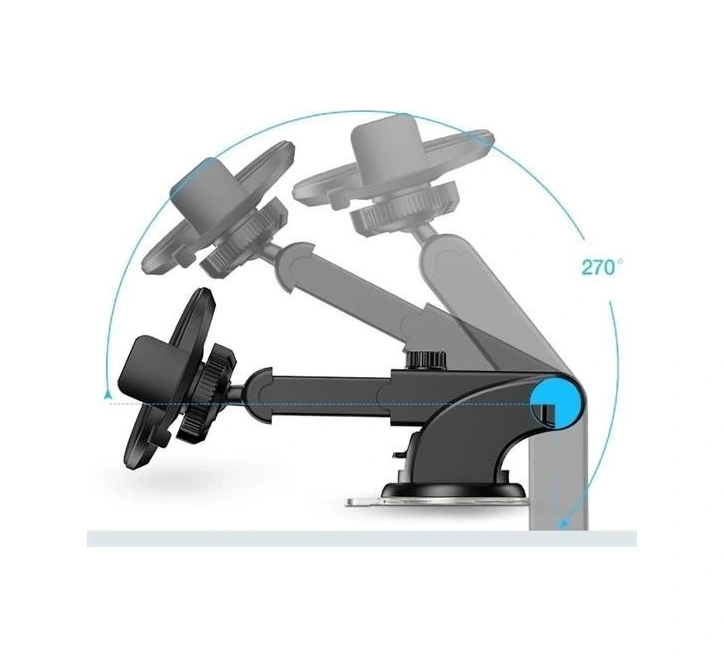 İpek Yıldızı 360 Derece Dönen Torpido Üstü Uzunluk Ayarlamalı Vantuzlu Teleskopik Araç Telefon Tutu