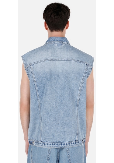 Colins 010 West Normal Kesim Lacivert Erkek Jean Yelek Cl1069581 Cl1069581 Q1.V1 Dn04294