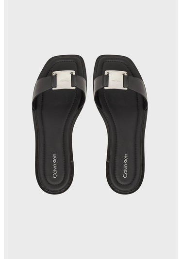 Calvin Klein Bayan Terlik Hw0hw02482 Beh Siyah Siyah Calvin Klein Bayan Terlik Hw0hw02482 Beh Siyah Siyah