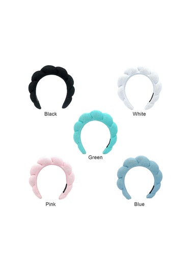 2023 Yeni Kafa Bandı Pembe Beyaz Mavi Yeşil Siyah Saç Aksesuarlarımavi Çok Renkli