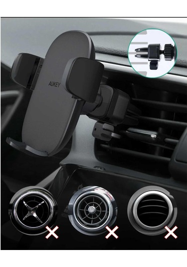 Aukey Hd-c48 360 Taşınabilir Araç İçi Telefon Tutucu Siyah