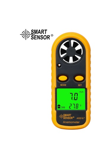 Conventions1 Taşınabilir Rüzgar Hızı Anemometre Termometre Ölçer